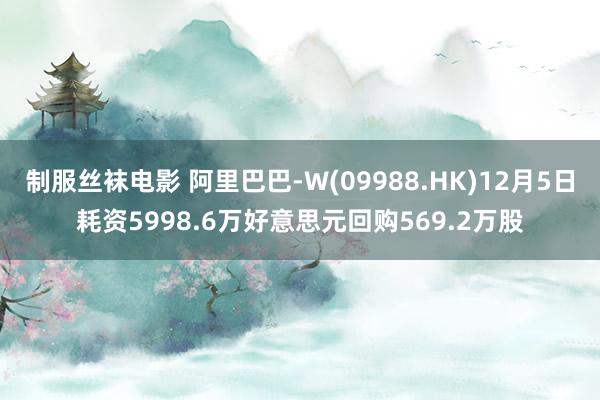 制服丝袜电影 阿里巴巴-W(09988.HK)12月5日耗资5998.6万好意思元回购569.2万股