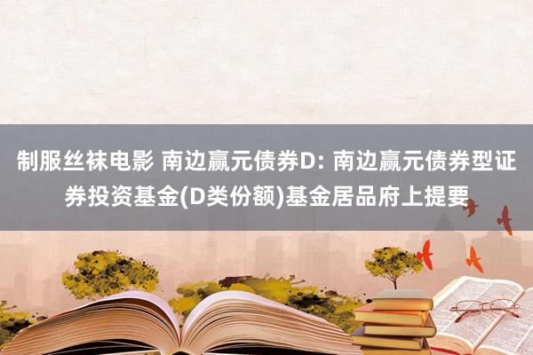 制服丝袜电影 南边赢元债券D: 南边赢元债券型证券投资基金(D类份额)基金居品府上提要