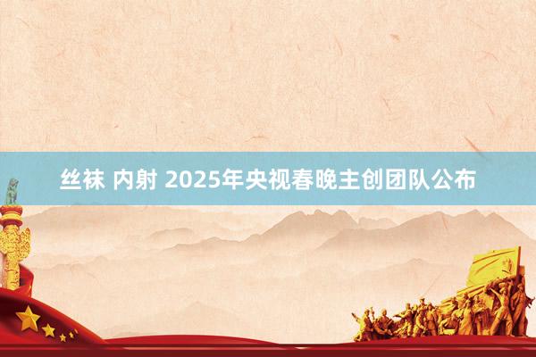 丝袜 内射 2025年央视春晚主创团队公布
